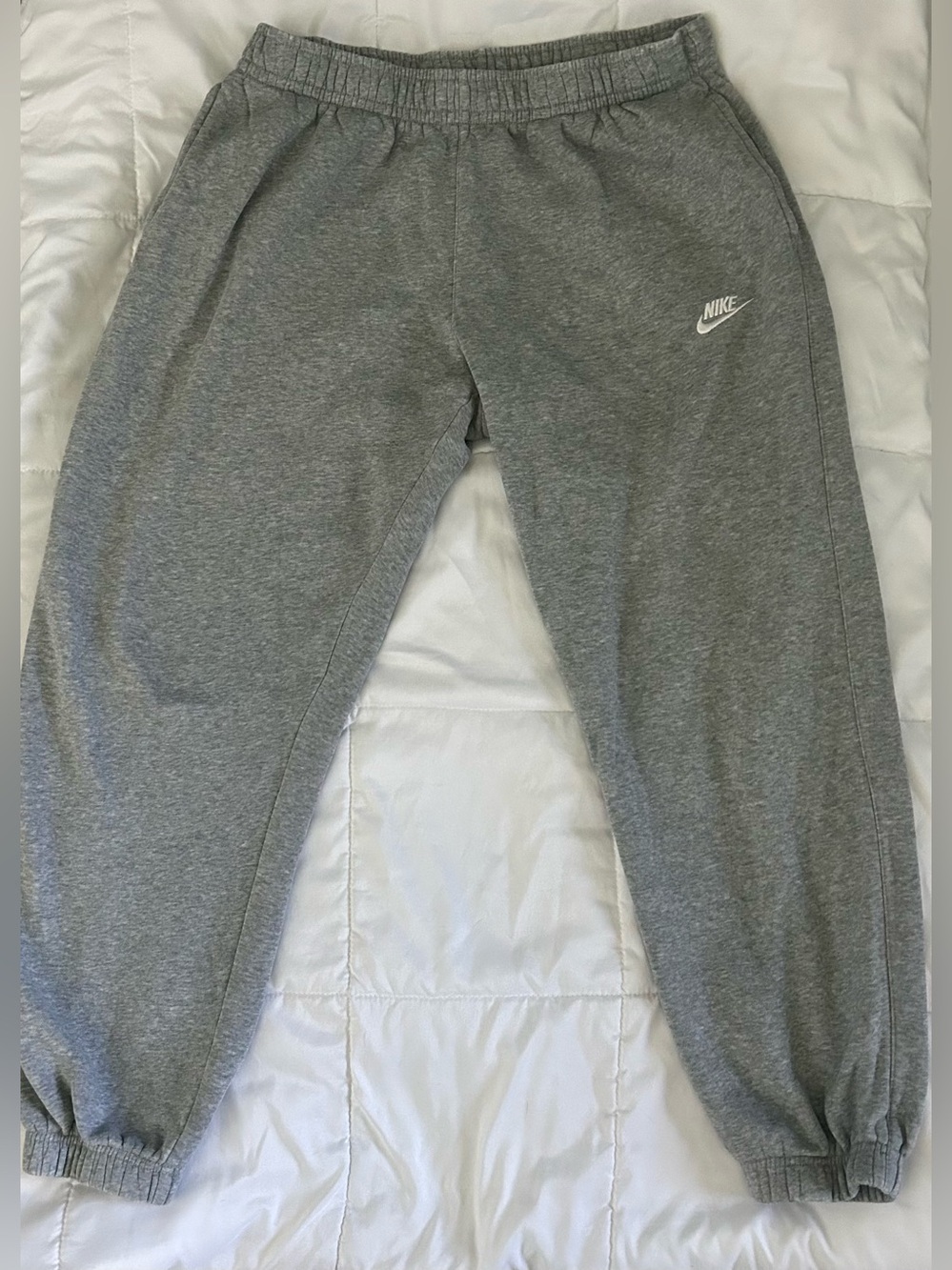 Nike Gray Men's Fleece Jogger Sweatpants